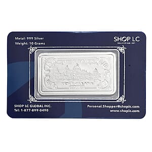  Kundan 999.9 Fine Silver Bullion Currency Bar (10 g)
