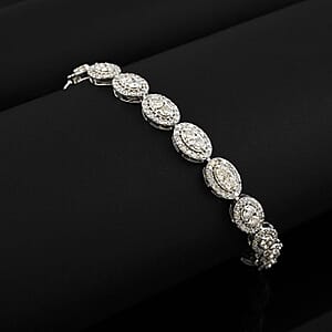 Verigold Diamond 6.12 ctw Bracelet in 10K White Gold (7.50 In) 10.50 Grams