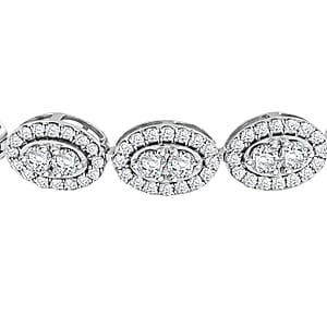 Verigold Diamond 6.12 ctw Bracelet in 10K White Gold (7.50 In) 10.50 Grams