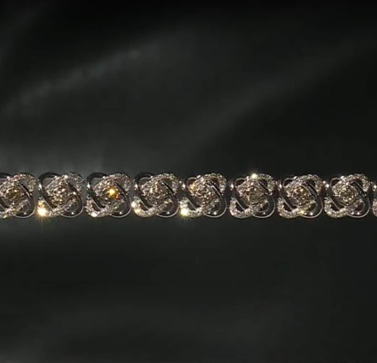 Verigold Diamond 3.04 ctw Bracelet in 10K White Gold (7.50 In) 13.25 Grams image number 1