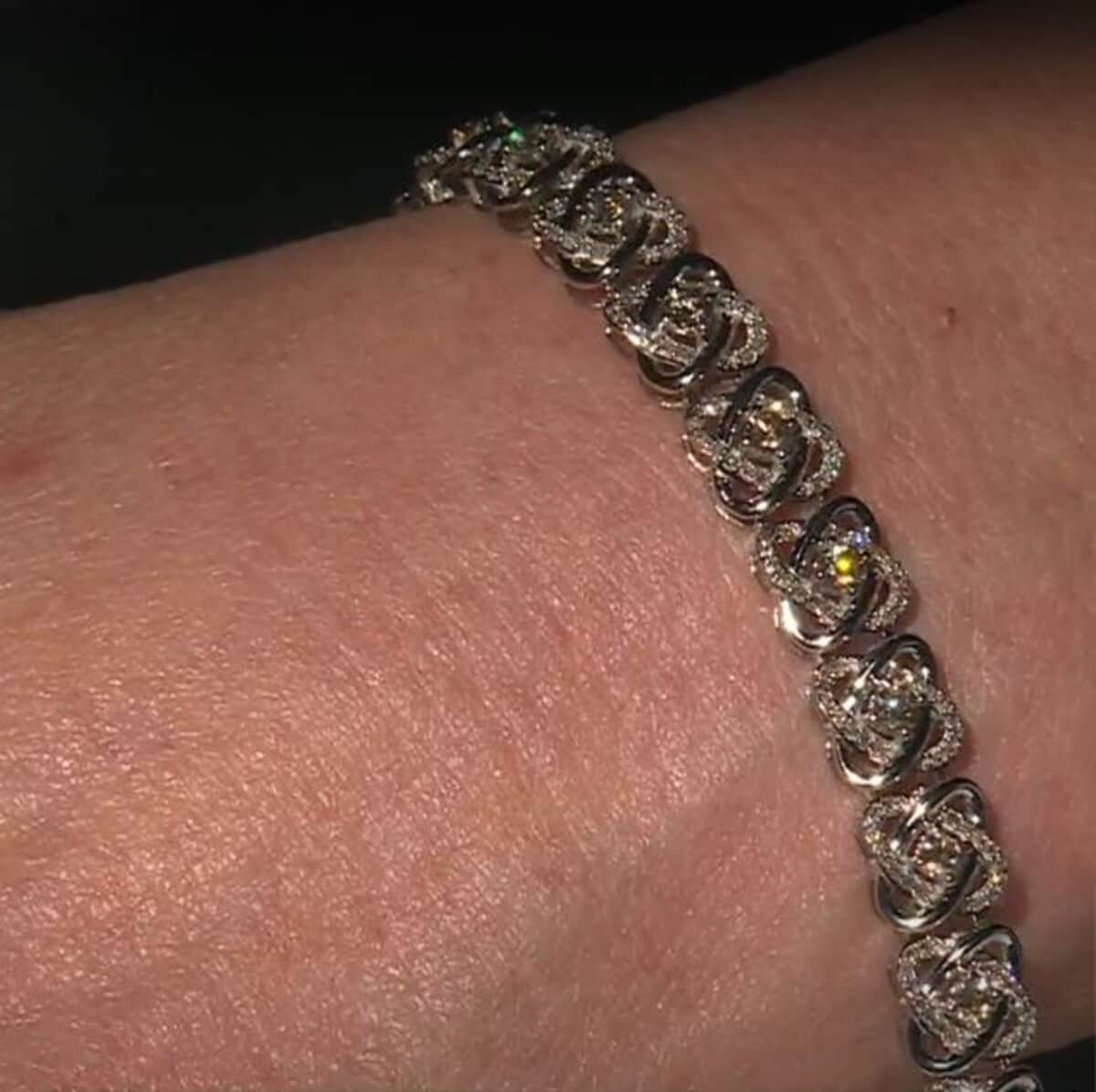 Verigold Diamond 3.04 ctw Bracelet in 10K White Gold (7.50 In) 13.25 Grams image number 2