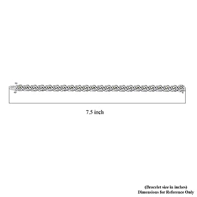 Verigold Diamond 3.04 ctw Bracelet in 10K White Gold (7.50 In) 13.25 Grams