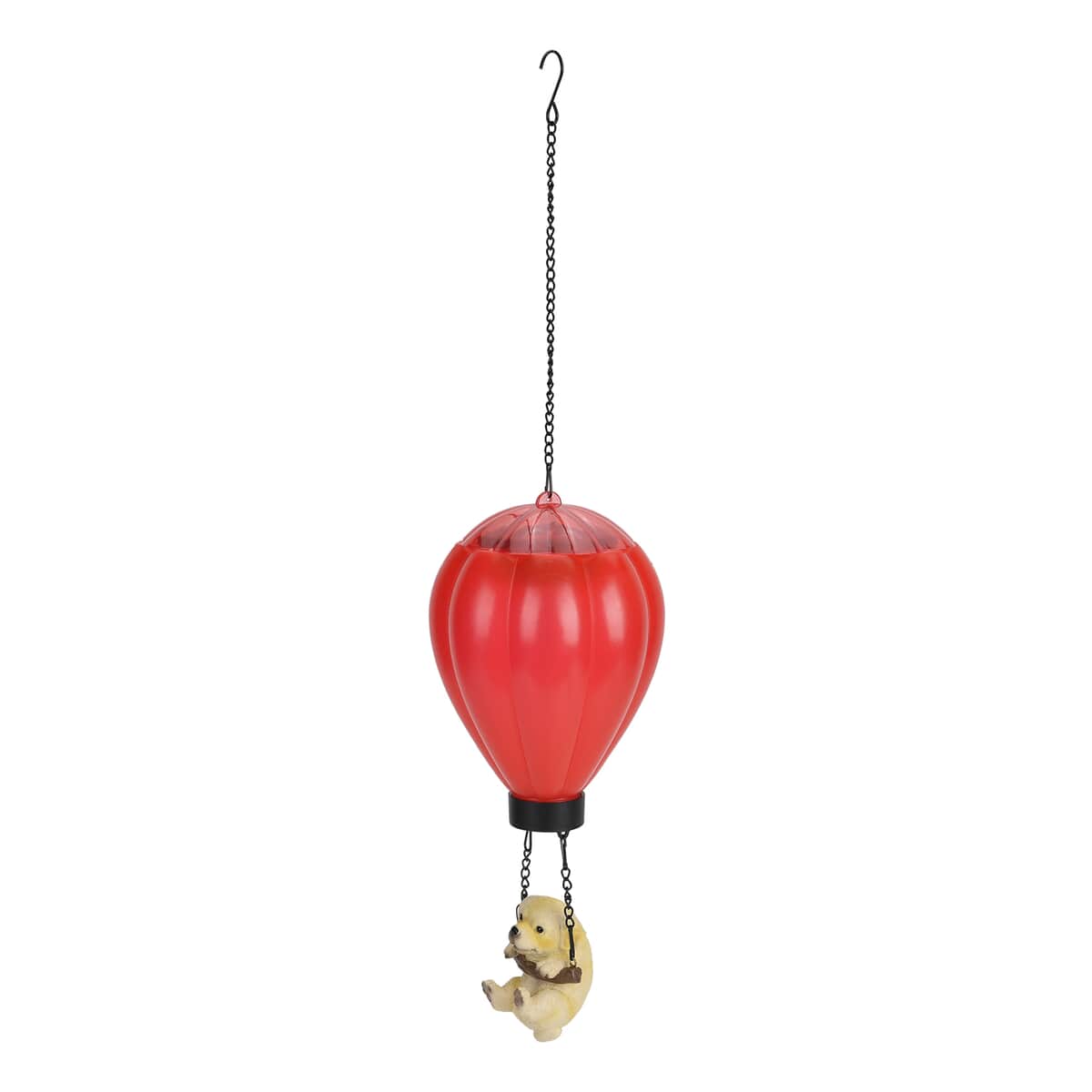 Red Solar Hot Air Balloon Windchime image number 0