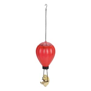 Red Solar Hot Air Balloon Windchime