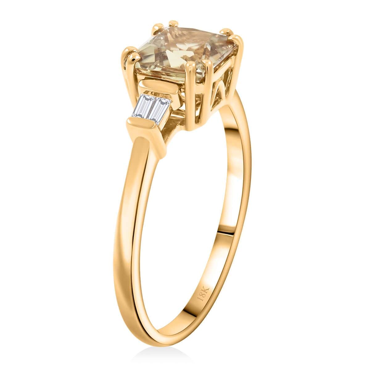 Iliana 18K Yellow Gold AAA Turkizite, Diamond (G-H, SI) Ring (Size 9.5) 2.10 ctw image number 3