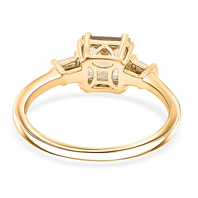 Iliana AAA Turkizite and G-H SI Diamond 2.10 ctw Ring in 18K Yellow Gold (Size 10.0)
