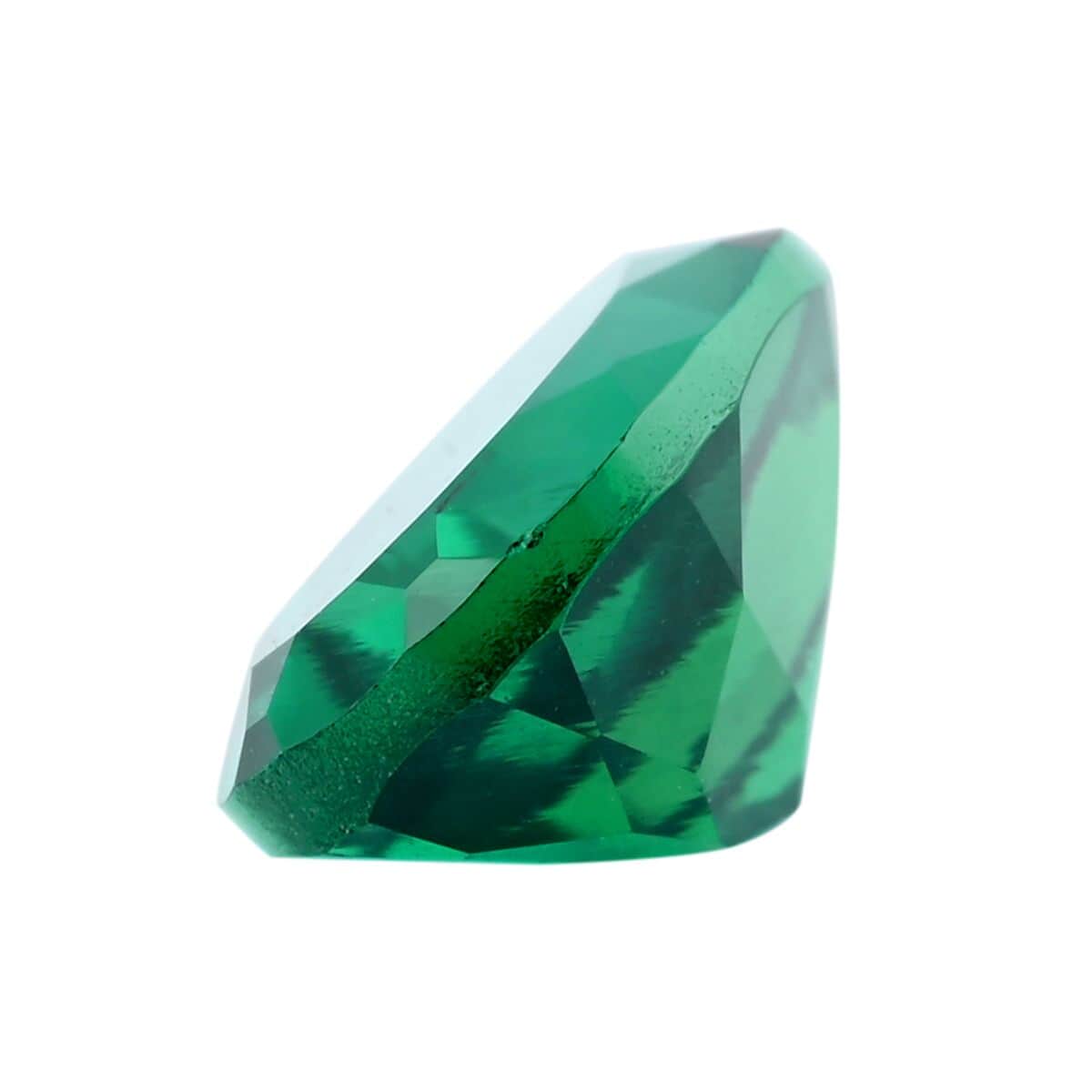 Luxuriant Lab Grown AAAA Emerald (Oval 8x6 mm) 1.00 ctw image number 1