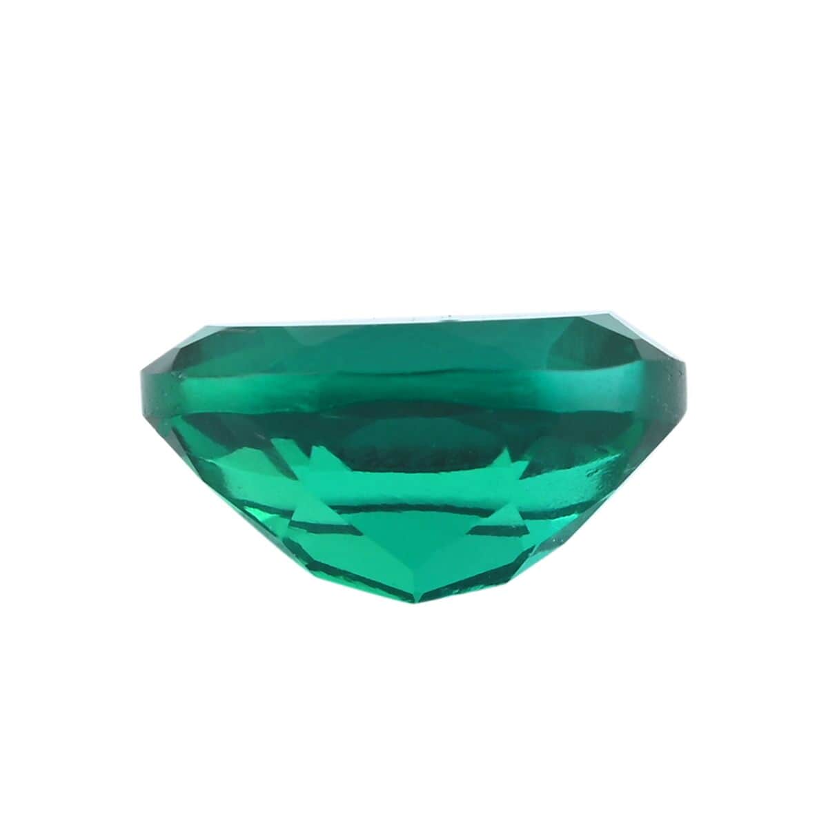 Luxuriant Lab Grown AAAA Emerald (Oval 8x6 mm) 1.00 ctw image number 2