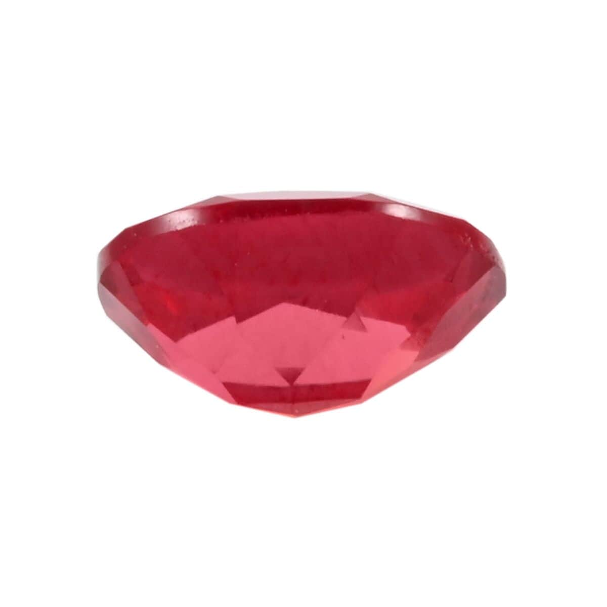 AAAA Lab Grown Padparadscha Sapphire (Oval 8x6 mm) 1.50 ctw image number 2