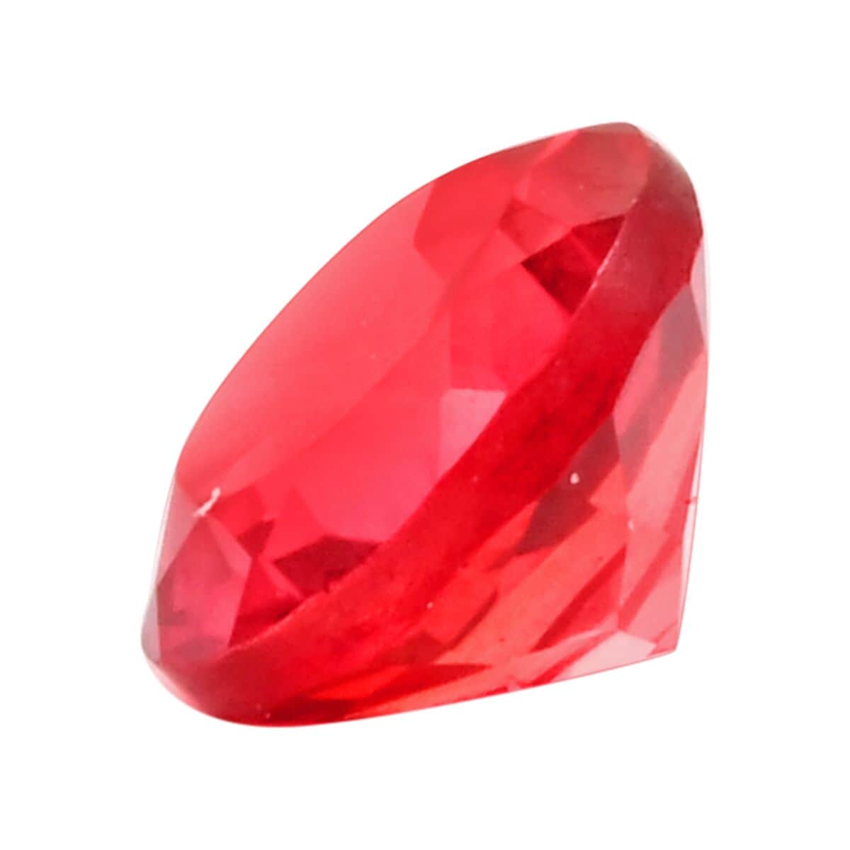 Luxuriant Lab Grown AAAA Padparadscha Sapphire (Rnd 7 mm) 1.50 ctw image number 1