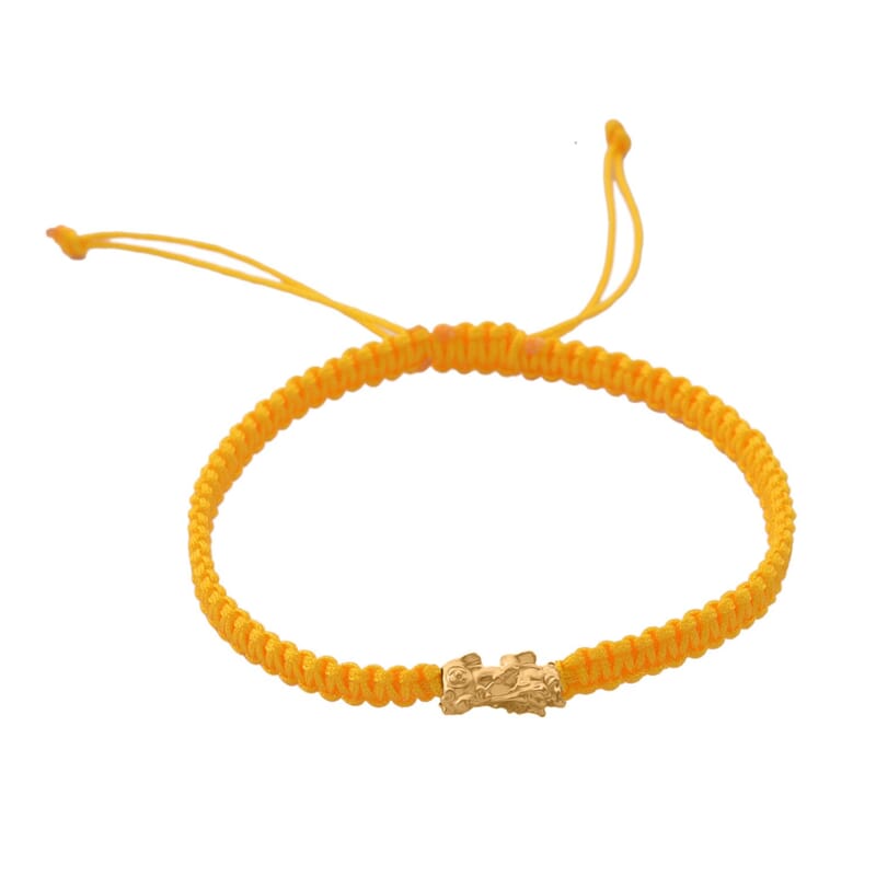 Pixiu Bracelet in 24K Yellow Gold (7.00 In) 0.10 Grams