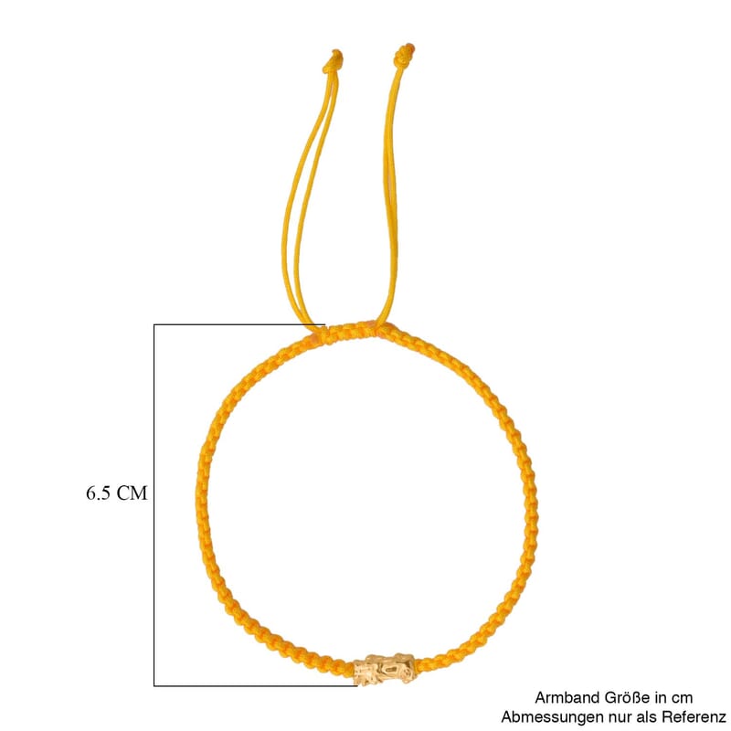 Pixiu Bracelet in 24K Yellow Gold (7.00 In) 0.10 Grams