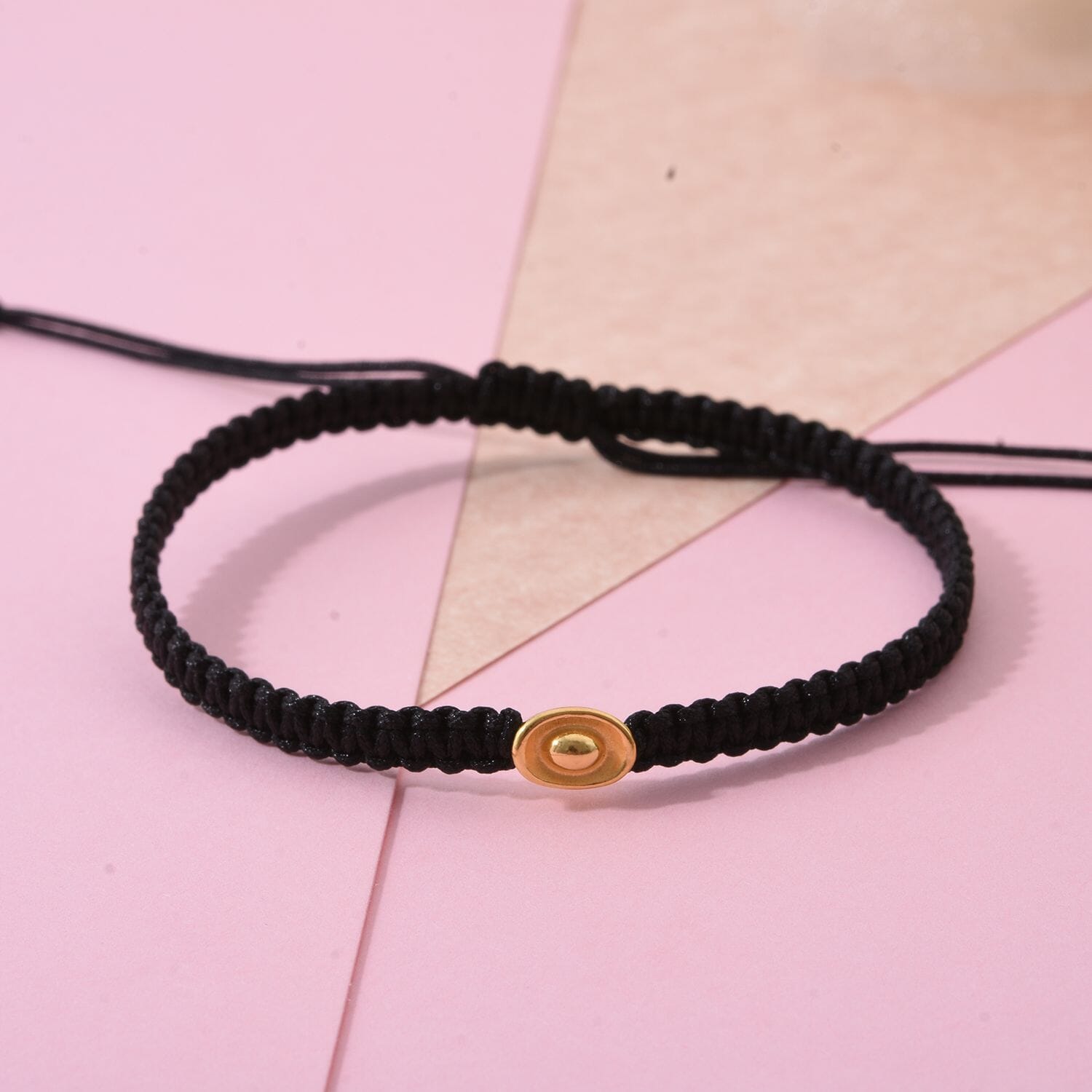 Buy Doorbuster 24K Yellow Gold Kim Tung Bracelet in Black