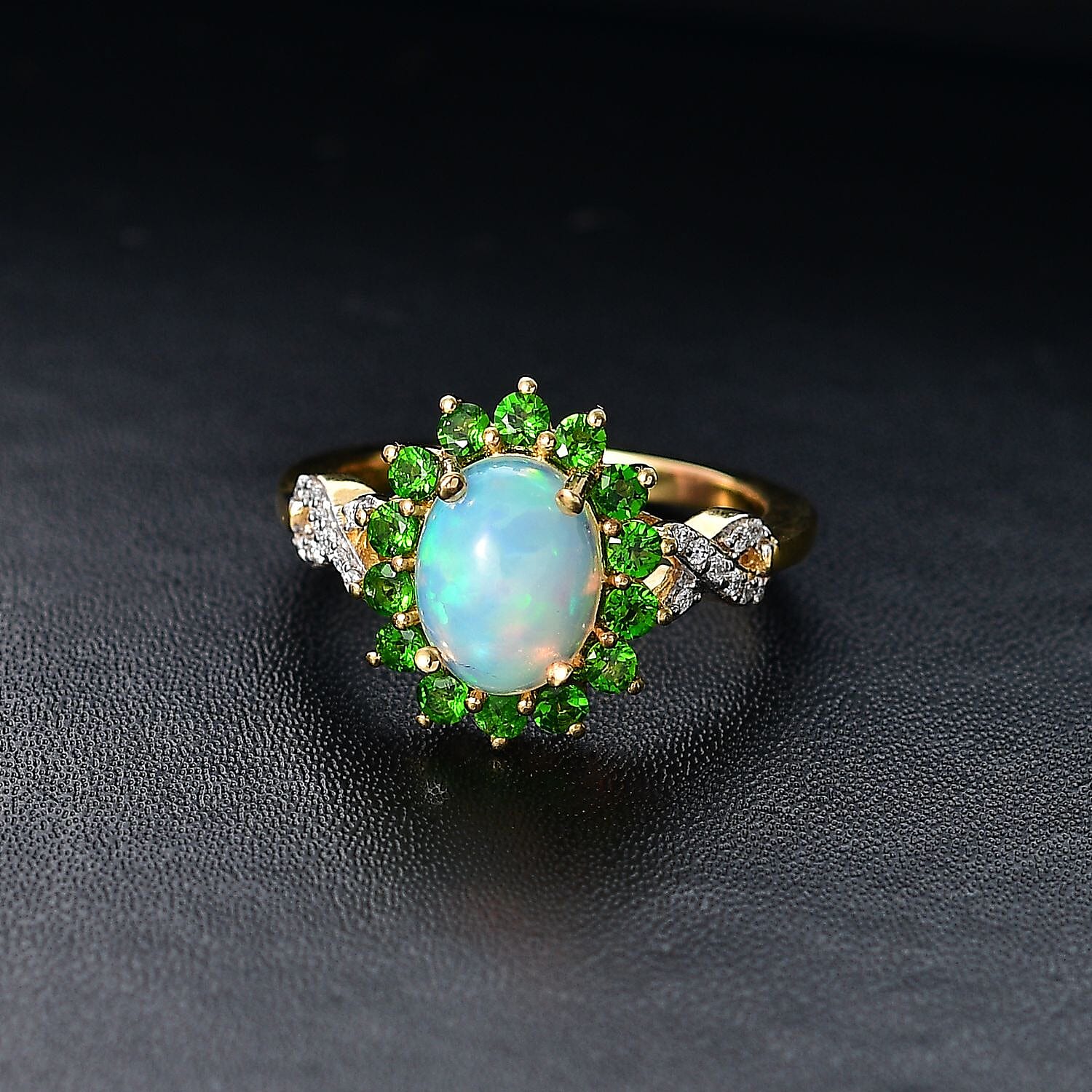 Ethiopian Welo Opal & Chrome Diopside / 10 - Product card gallery slide 2 (9432503779583)