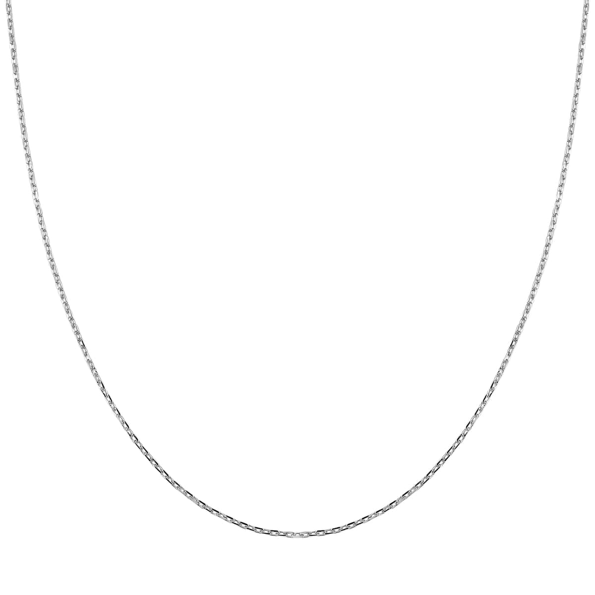 0.76mm Clip Chain Necklace in 950 Platinum 2.10 Grams 20 Inches image number 3