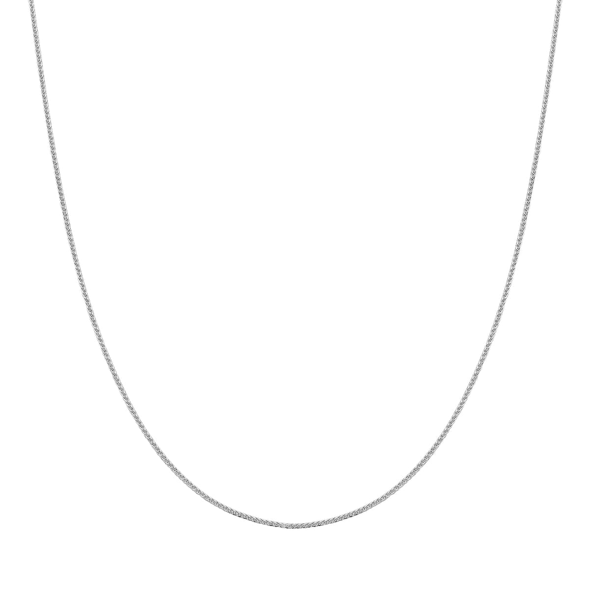 1.16mm Spiga Chain Necklace in 950 Platinum 2.60 Grams 20 Inches image number 3