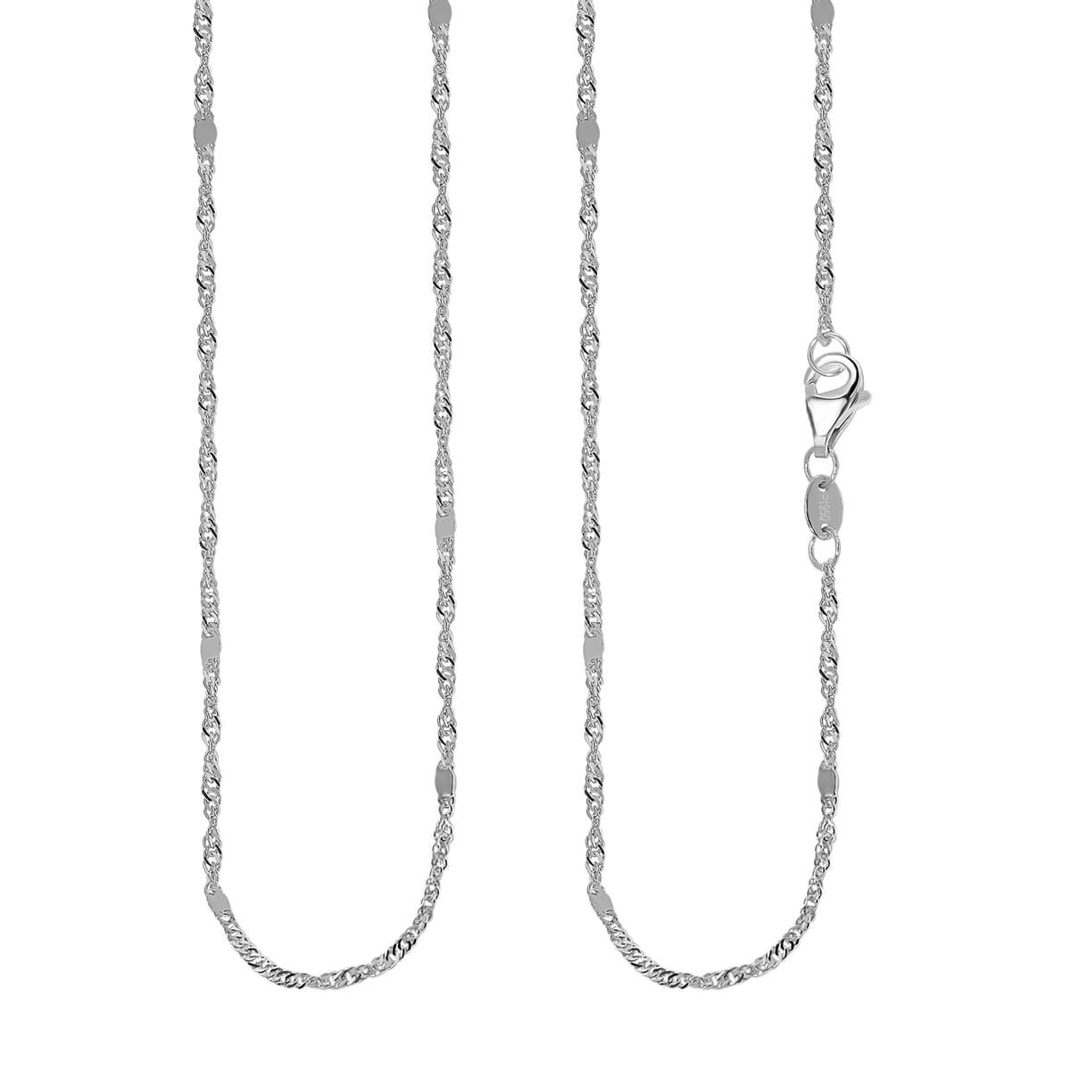 950 Platinum Chain Necklace 3.10 Grams 20 Inches image number 0