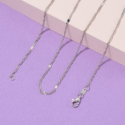 950 Platinum Chain Necklace 3.10 Grams 20 Inches