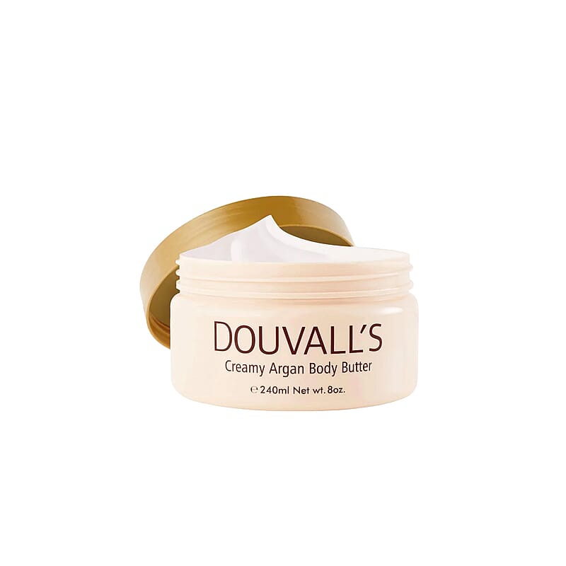 Douvalls Creamy Argan Body Butter (8oz) Lavender & Lemon