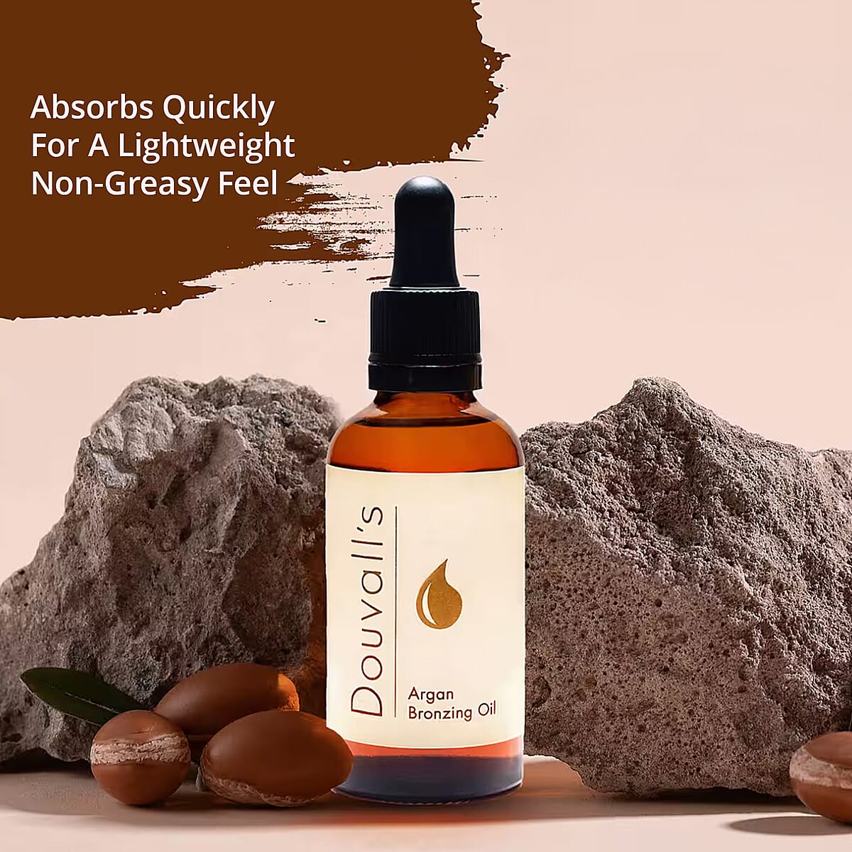 Douvalls Organic 100% Raw Cold Pressed Argan Oil Moisturiser (1.7oz) image number 2