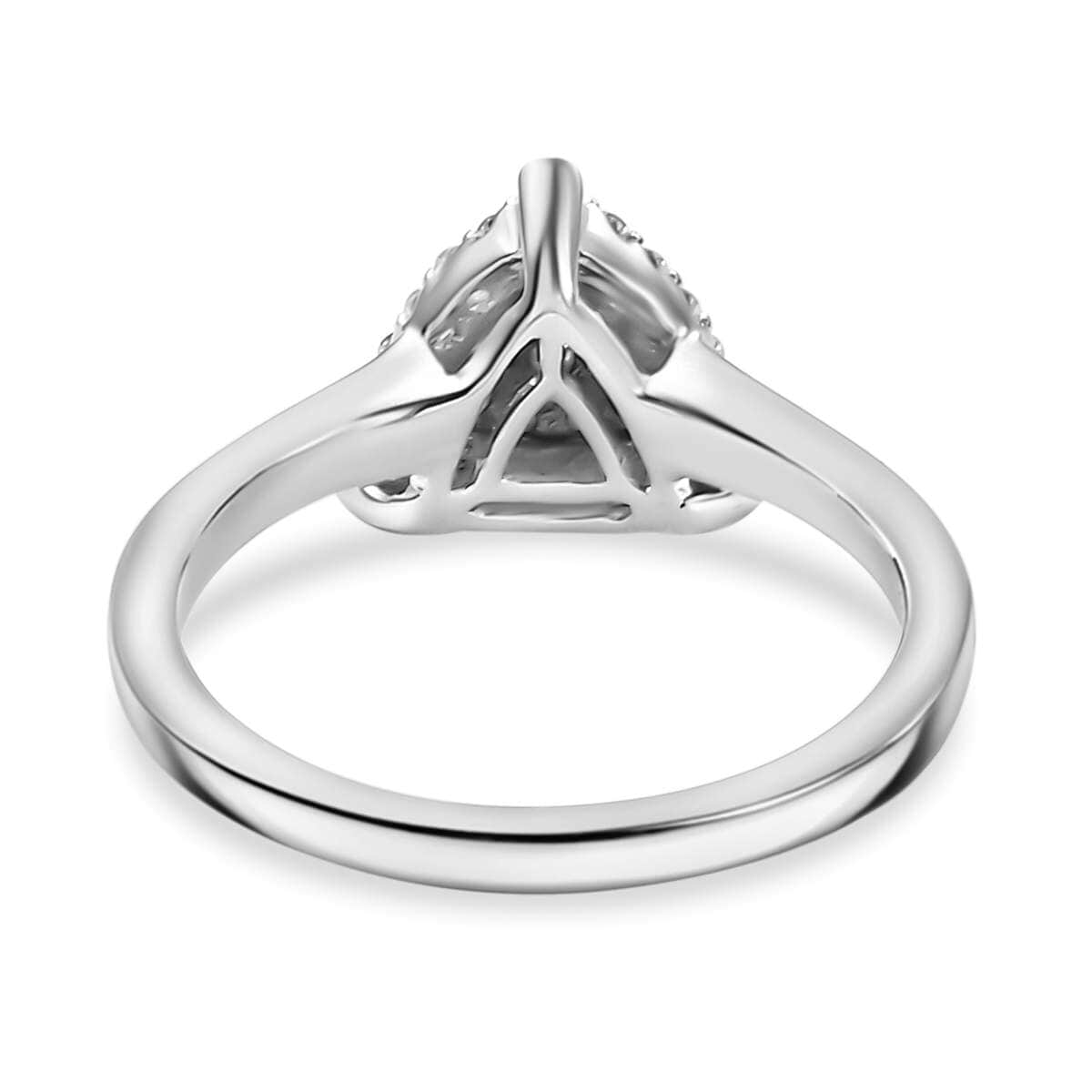 Luxuriant Lab Grown Diamond SI 0.35 ctw Ring in Rhodium Over Sterling Silver (Size 10.0) image number 4