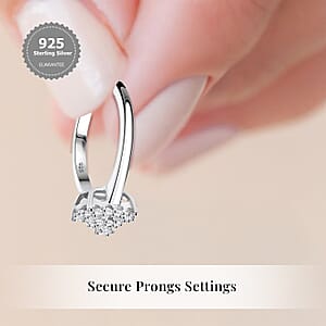 Luxuriant Lab Grown Diamond SI 0.35 ctw Ring in Rhodium Over Sterling Silver (Size 7.0)