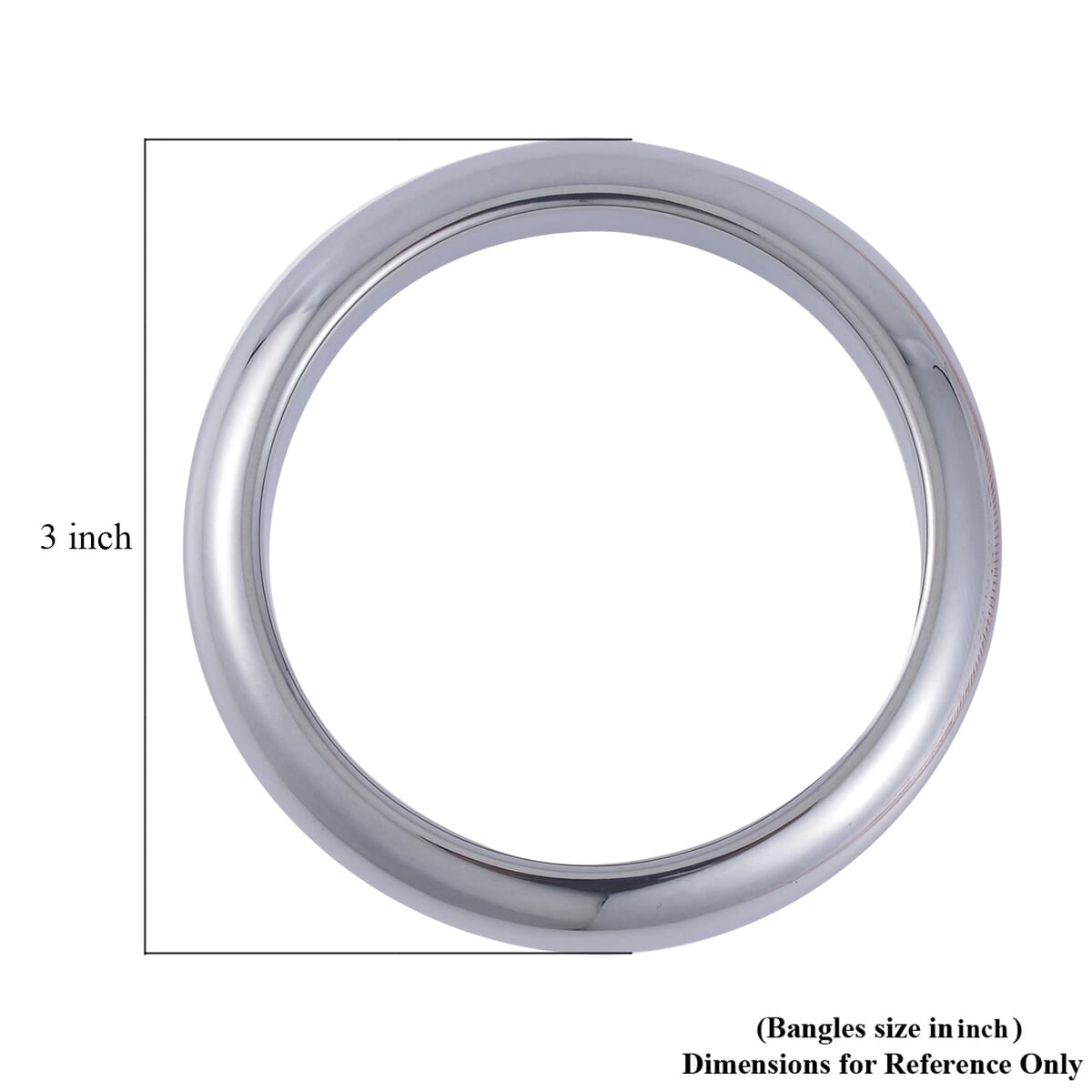 Terahertz 200.00 ctw Bangle Bracelet (7.00 In) image number 3