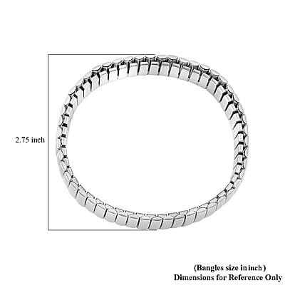Herringbone Chain Bracelet in Stainless Steel (7.5-8.0In)