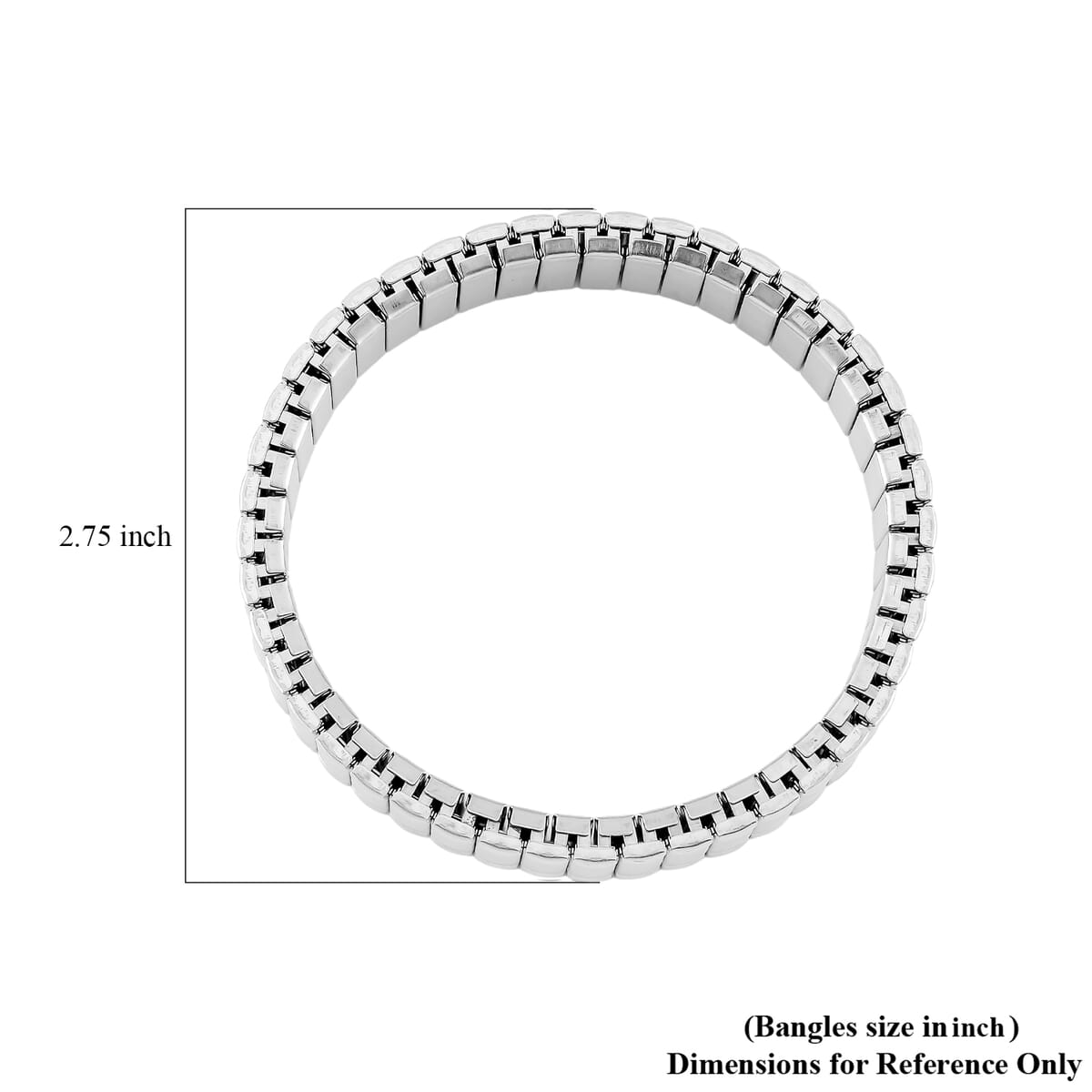 Link Chain Bracelet in Stainless Steel (7.5-8.0In) image number 3