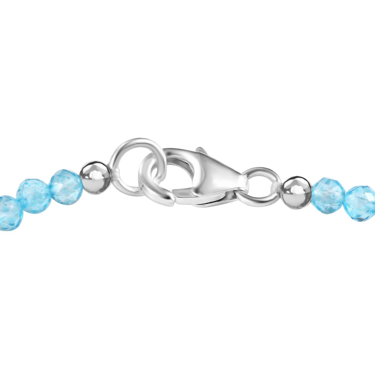 Sky Blue Topaz and Betroka Blue Apatite 13.40 ctw Bracelet in Sterling Silver (7.25 In) image number 3