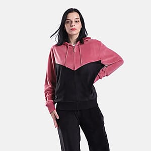 Lee Hanton 2 Piece Color Block Valour Set- Black and Rose - S