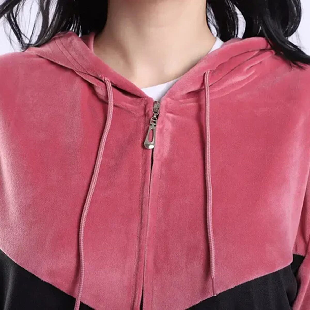 Lee Hanton 2 Piece Color Block Valour Set- Black and Rose - L image number 4