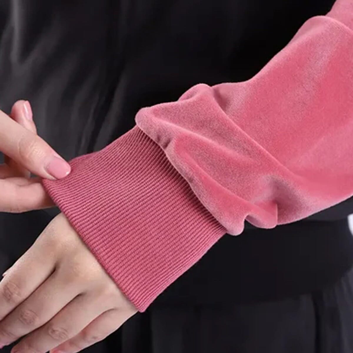 Lee Hanton 2 Piece Color Block Valour Set- Black and Rose - L image number 6