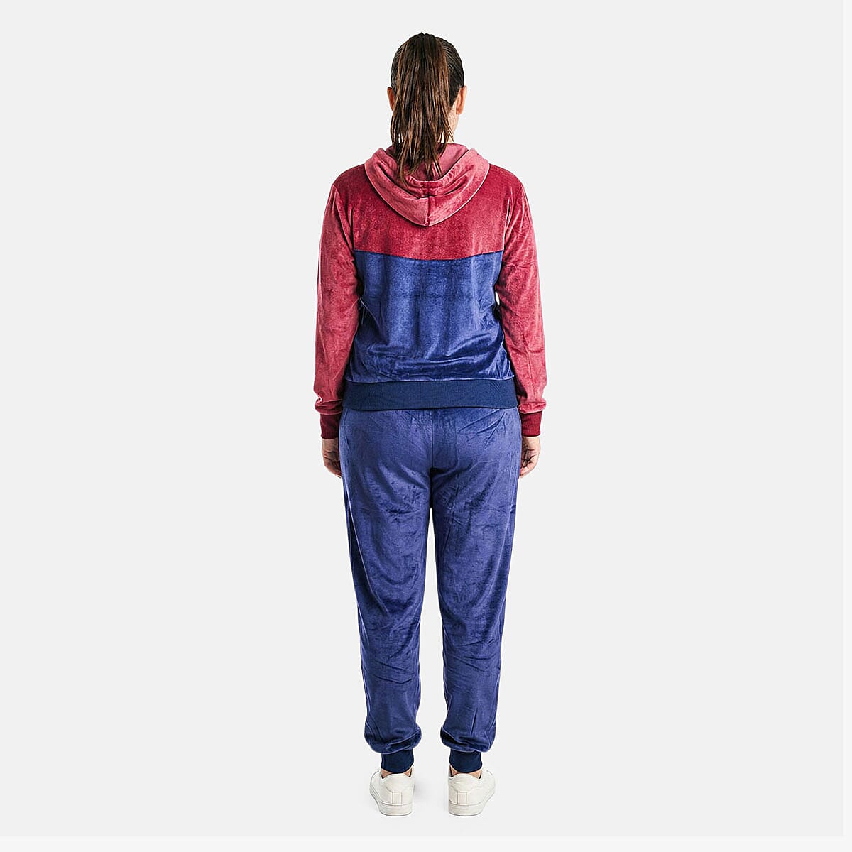 Lee Hanton 2 Piece Color Block Valour Set- Navy and Burgundy - M image number 2