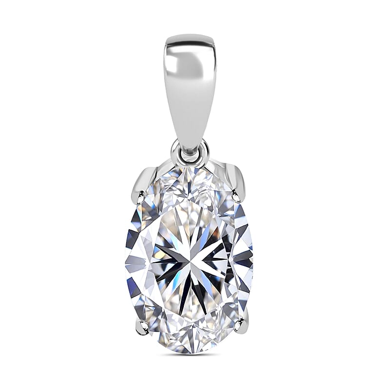IGI Certified Luxuriant Lab Grown Diamond G VS2 3.00 ctw Solitaire Pendant in 950 Platinum