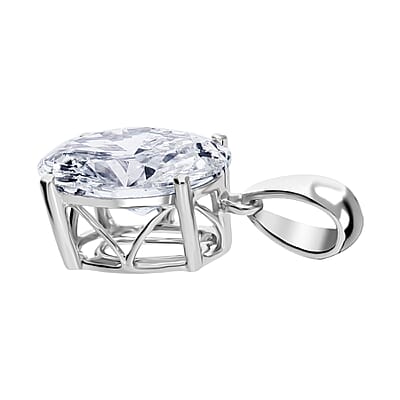 IGI Certified Luxuriant Lab Grown Diamond G VS2 3.00 ctw Solitaire Pendant in 950 Platinum