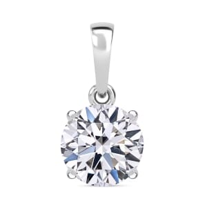 IGI Certified Luxuriant Lab Grown Diamond G VS2 3.00 ctw Solitaire Pendant without Chain in 950 Platinum