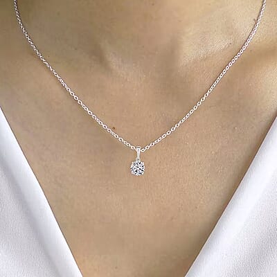 IGI Certified Luxuriant Lab Grown Diamond G VS2 3.00 ctw Solitaire Pendant without Chain in 950 Platinum