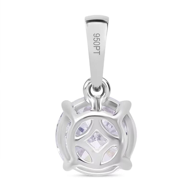 IGI Certified Luxuriant Lab Grown Diamond G VS2 3.00 ctw Solitaire Pendant without Chain in 950 Platinum