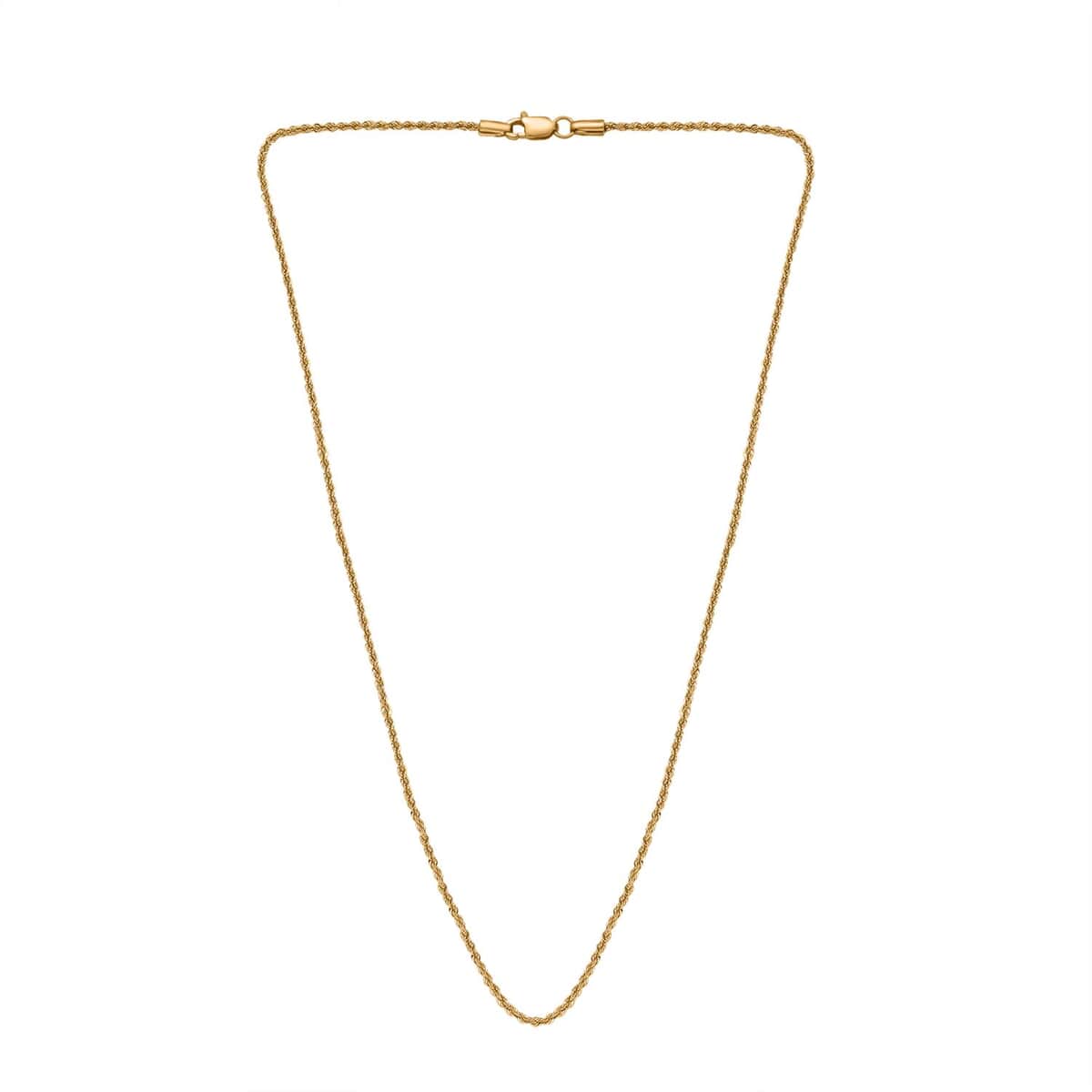 Chain Necklace in 22K Yellow Gold 20 Inches 3.05 Grams image number 6