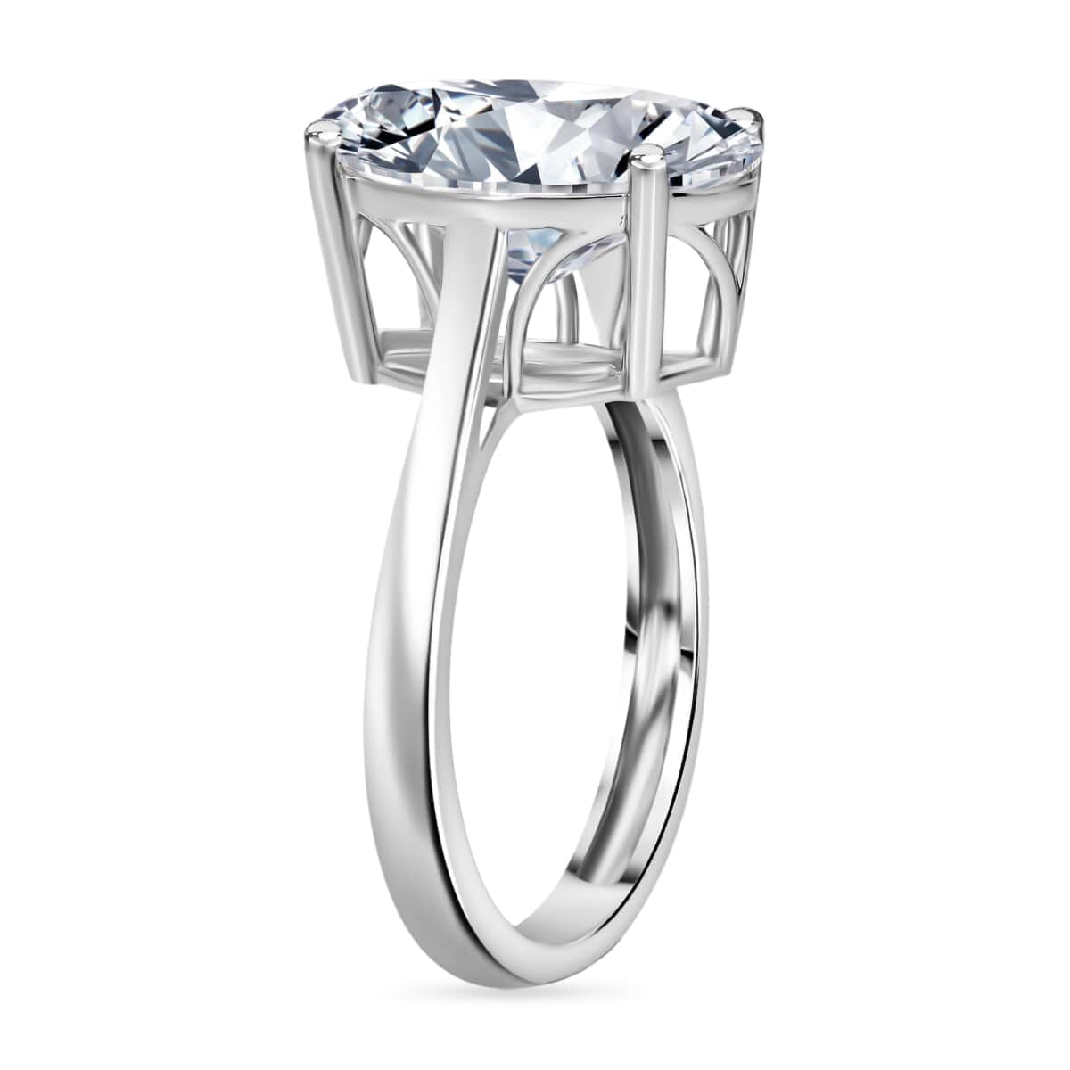 IGI Certified Luxuriant Lab Grown Diamond G VS2 3.00 ctw Solitaire Ring in 950 Platinum 4.50 Grams image number 3