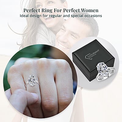 IGI Certified Luxuriant Lab Grown Diamond G VS2 3.00 ctw Solitaire Ring in 950 Platinum 4.50 Grams