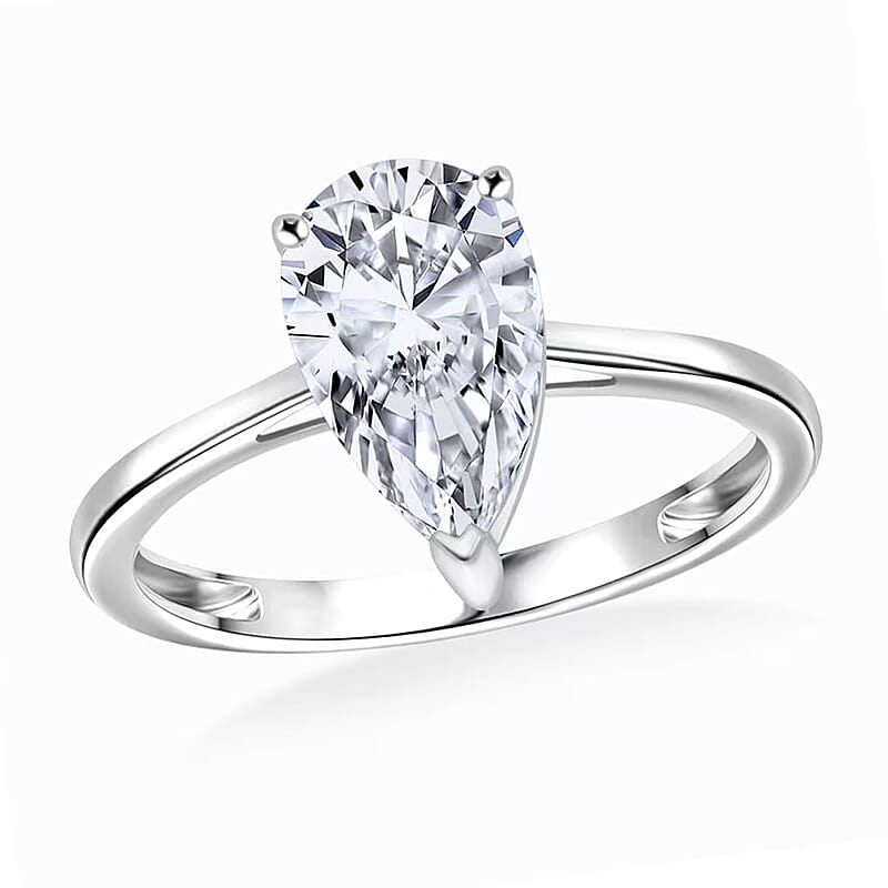 IGI Certified Luxuriant Lab Grown Diamond F VS2 3.00 ctw Solitaire Ring in 950 Platinum (Del. in 10-12 Days)