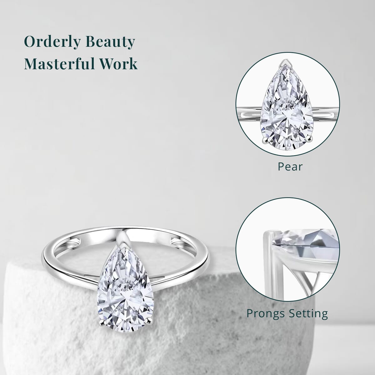 IGI Certified Luxuriant Lab Grown Diamond F VS2 3.00 ctw Solitaire Ring in 950 Platinum (Del. in 10-12 Days) image number 5