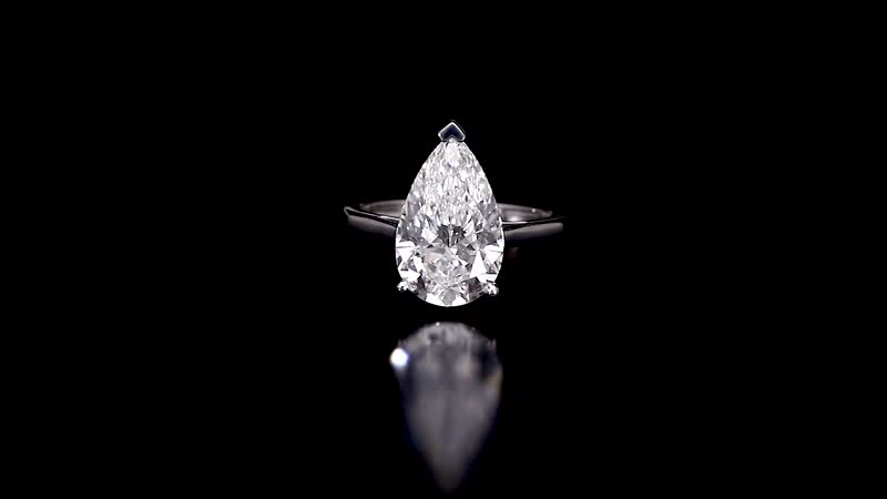 IGI Certified Luxuriant Lab Grown Diamond F VS2 3.00 ctw Solitaire Ring in 950 Platinum (Del. in 10-12 Days)