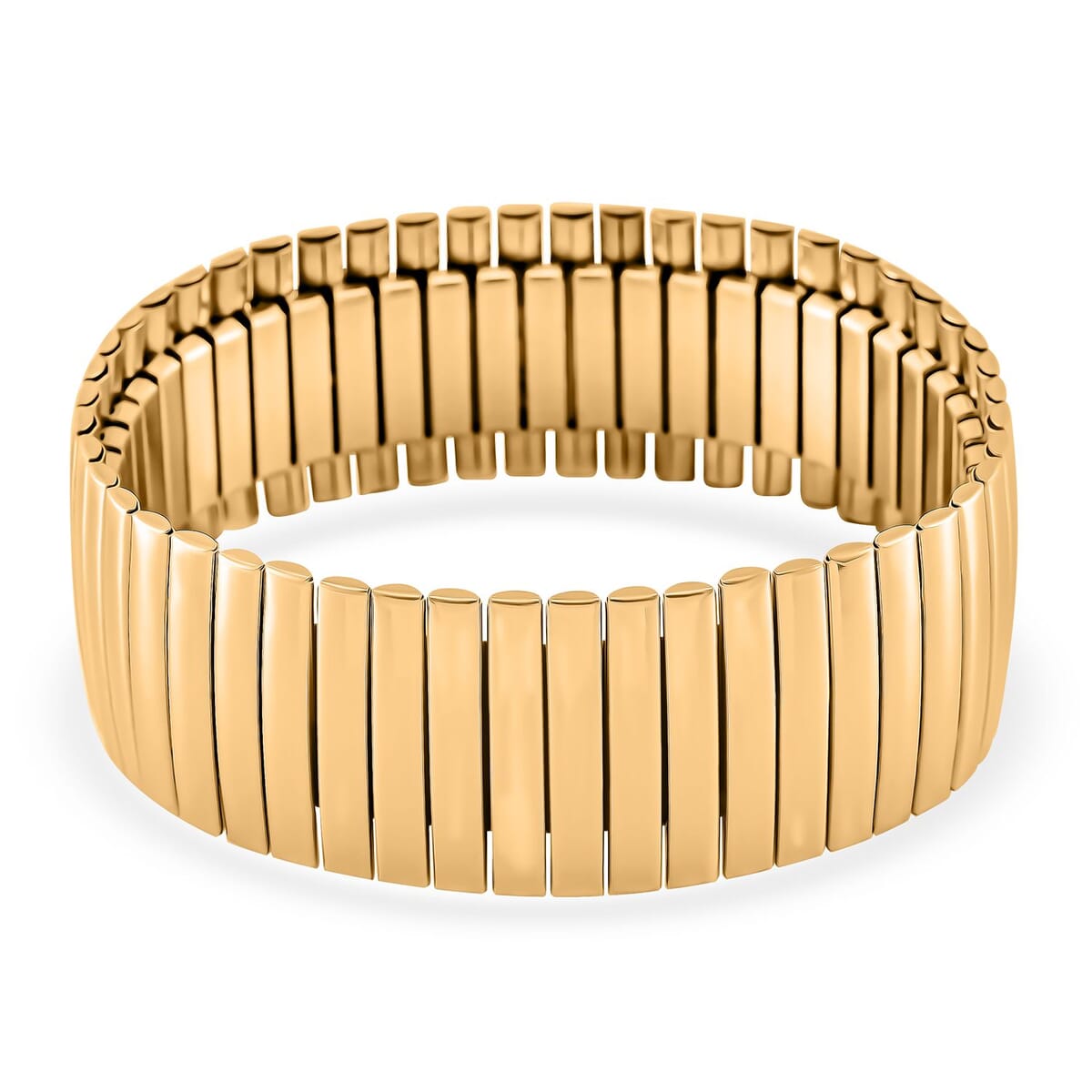 Herringbone Chain Bracelet in ION Plated YG Stainless Steel (7.5-8.0In) image number 0