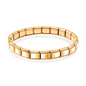 Link Chain Bracelet in ION Plated YG Stainless Steel (7.5-8.0In)