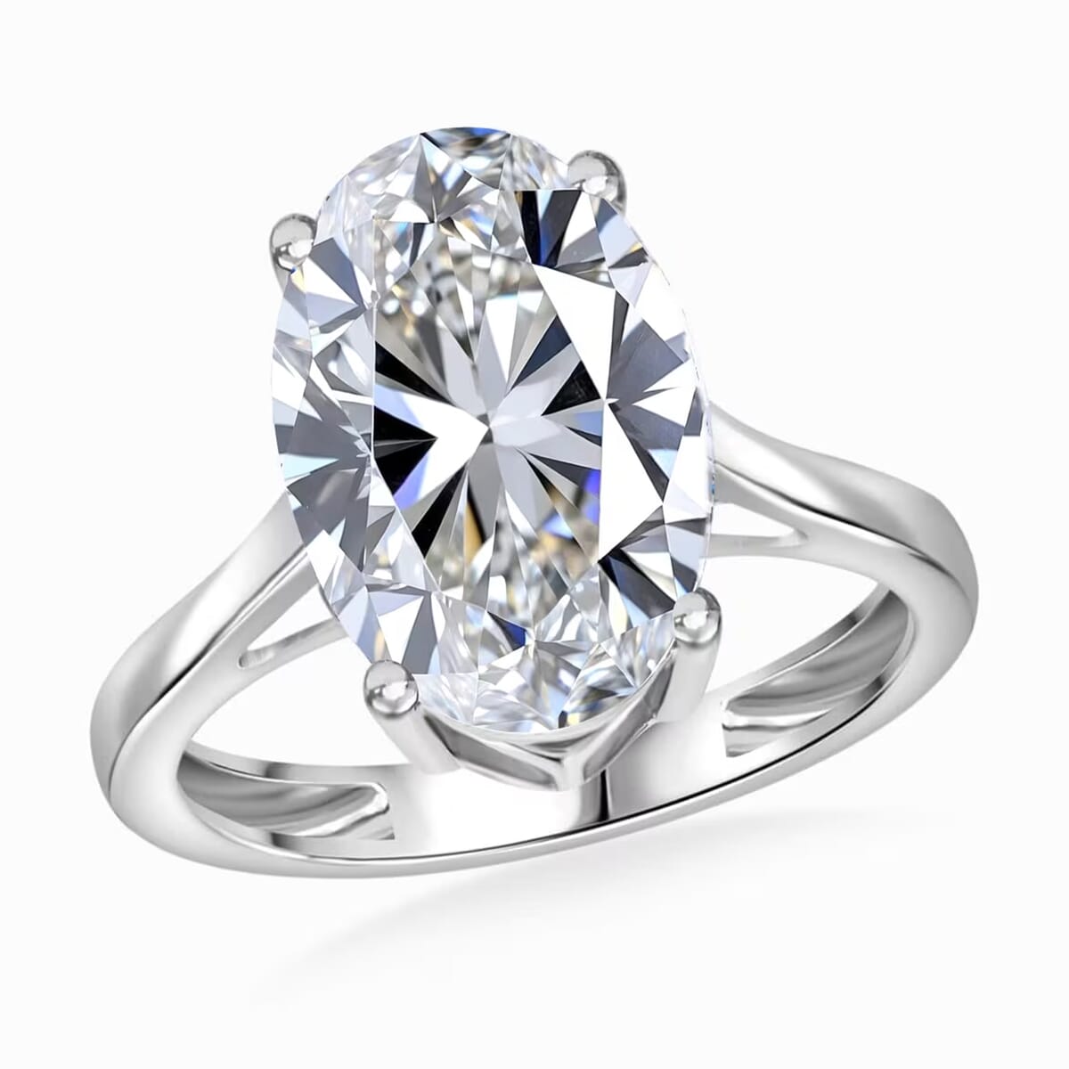 IGI Certified Luxuriant Lab Grown Diamond G VS2 3.00 ctw Solitaire Ring in 950 Platinum (Size 7.5) 4.50 Grams image number 0