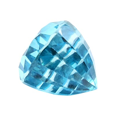 AAAA Blue Zircon (Pear Free Size) 4.50 ctw