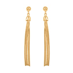 14K YG Over Sterling Silver Earrings 3.20 Grams